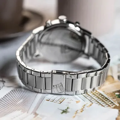 Tommy Hilfiger Rocky Multifunction with silver bracelet watch 